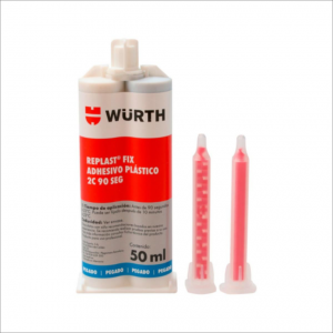 WÜRTH REPLAST FIX Adhesivo Plástico 2C - Pegamento Bicomponente para Plásticos