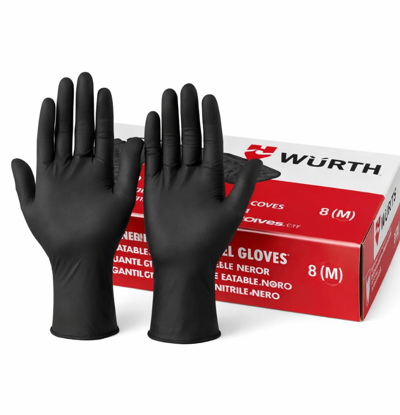 WURTH Guantes de Nitrito Desechables