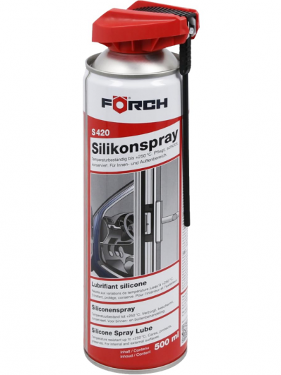 Förch Spray de silicona S420, 500 ml
