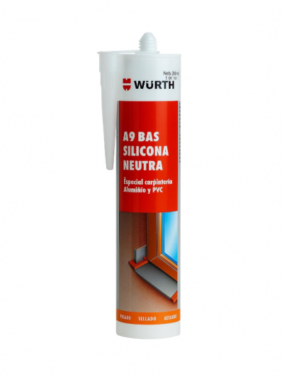 WURTH Silicona Neutra A9 BAS Blanca