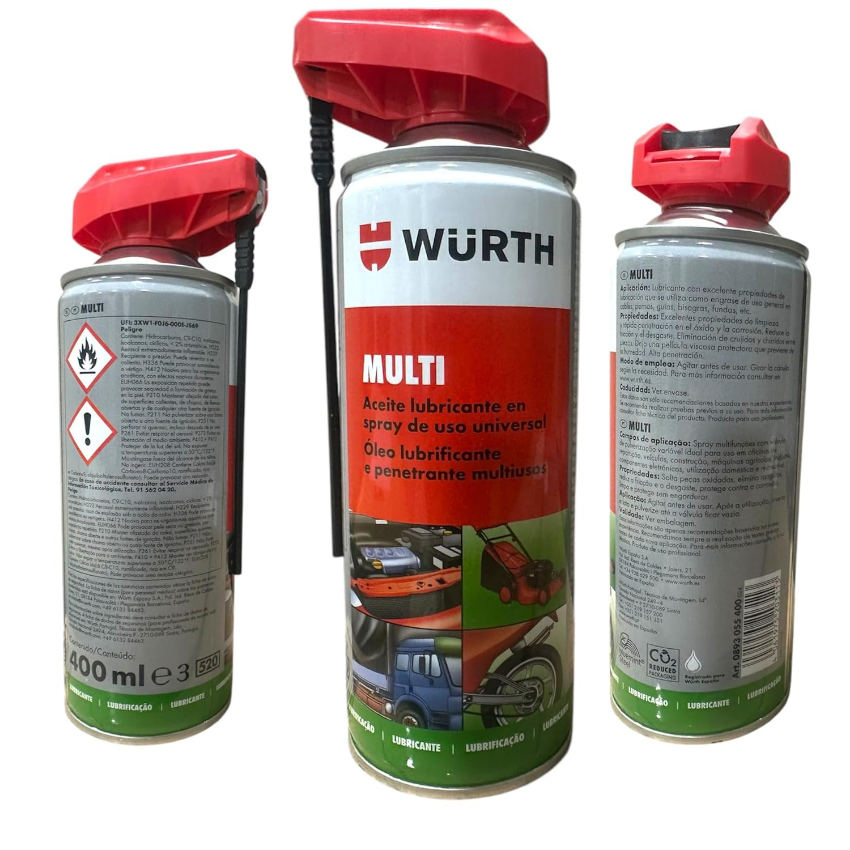 WURTH lubricante Multiusos Spray 400ml - Imagen 3
